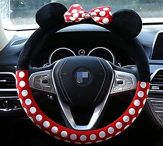 Couvre-volant de voiture taille universelle 15 pouces doux confortable antidérapant