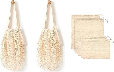 Sacs de courses réutilisables en maille equak - sac en maille 100 %