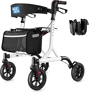 Déambulateur à roues walk mate avec support de dossier pour personnes