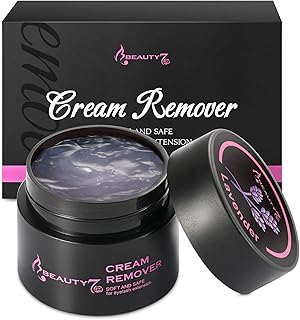 Beauty7 crème dissolvant pour extensions de cils colle adhésive sûre dissolvant de colle
