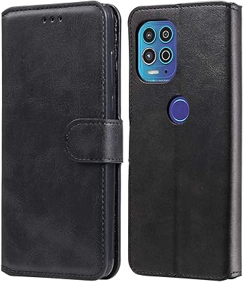 Sulian coque pour motorola moto g100, étui à rabat en cuir pu