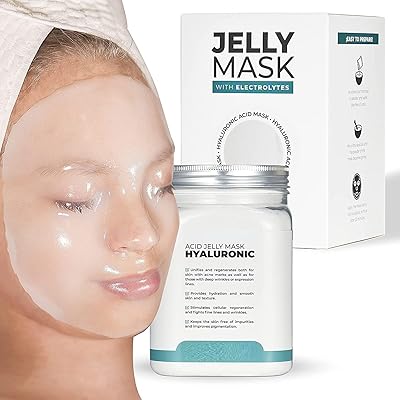 Masque en gel bron ac et hyaluronique pour soins du visage pot