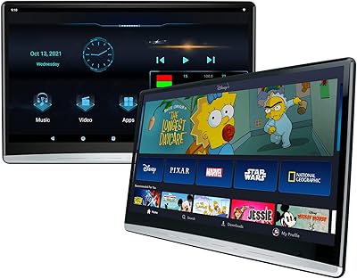 Lecteur vidéo d'appui-tête de voiture android 10 13,3 pouces mis à niveau