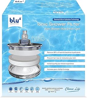 Filtre de douche ionique - soins de la peau et des cheveux, stoppez la chute des cheveux et rajeunissez votre peau - douche à effet de pluie. Diaytar : Parce que bien acheter, c'est économiser