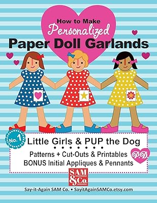 Comment fabriquer des guirlandes de poupées en papier : n°1 des petites filles