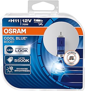 Ampoule de phare halogène osram cool blue boost h11, 62211cbb-hcb, voiture de tourisme