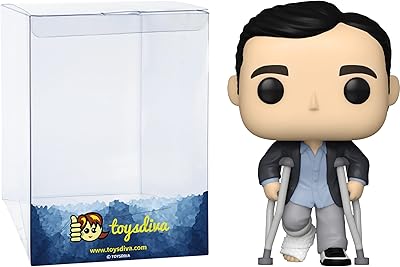 Michael scott : b.o.b! tv ensemble de figurines en vinyle avec protecteur graphique