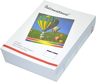 Cahiers d'exercices fis plain international, 160 pages, paquet de 10, format a4