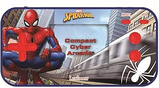 Console de jeu portable lexibook marvel spider-man peter parker compact cyber ​​​​arcade®, 150
