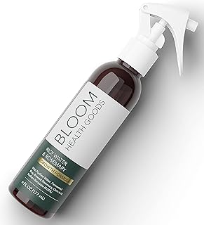 Eau de riz fermentée et romarin pour cheveux et peau. brume et spray.