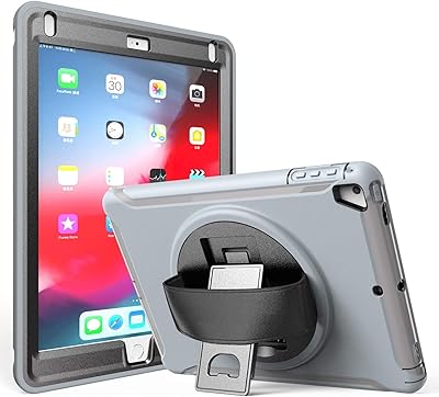 Awh coque arrière robuste antichoc avec béquille pour apple ipad air 2 a1566