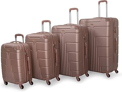 Bagage rigide à roulettes senator pour unisexe a1012 | abs ultra léger