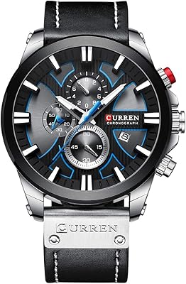 Nanzu curren 8346 montre de luxe pour hommes, mouvement à quartz, étanche 3atm