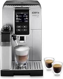 Machine à café automatique de'longhi dynamica plus ecam 370.70.sb système latte