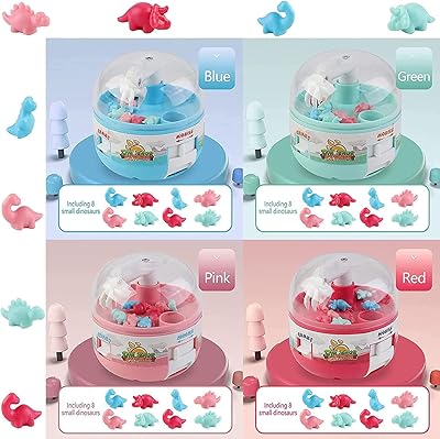 4 pièces de petits jouets à griffes de dinosaures, distributeur de prix