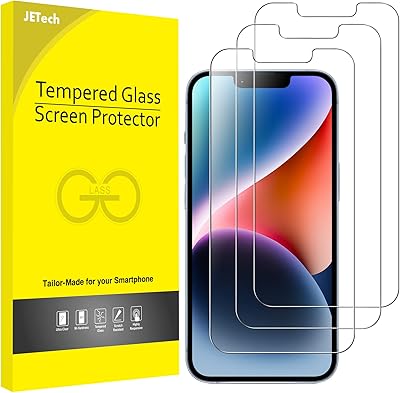 Protecteur d'écran en verre trempé pour iphone 14 plus 6,7 pouces, pack