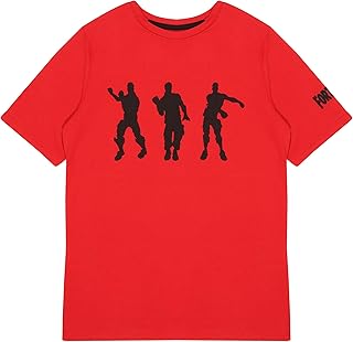 T-shirt enfant fortnite emojis pour garçon 1234 t-shirts mode noirs (pack de 1)