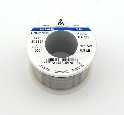 Fil à souder noyau de flux de colophane im 60-40 003 pouce