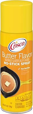 Aérosol de cuisson antiadhésif crisco, beurre, 6 onces