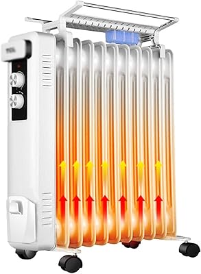 Chauffage électrique portable/radiateur électrique/chauffage domestique/chauffage électrique refroidisseur d'huile électrique 11 pièces chauffage rapide pour toute la maison, chauffage électrique silencieux à économie d'énergie. Diaytar : Faites des achats intelligents en quelques clics