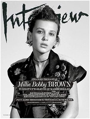 Affiches épaisses world of wonder millie bobby brown stringer 12 x 12 pouces