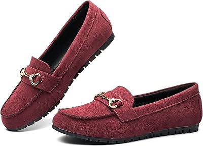 Pgstg uds mocassins compensés pour femmes, jolies chaussures plates décontractées pour femmes, soutien
