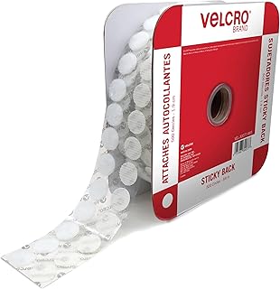 Ruban adhésif à points blancs de marque velcro, 500 pièces, cercles adhésifs collants