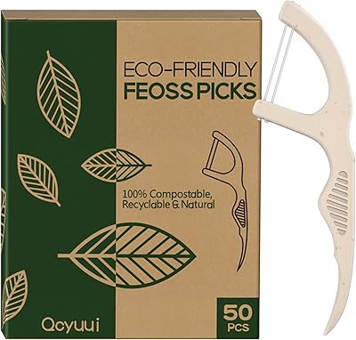 Cure-dents écologiques double brin haute dureté avec étui de protection de l'environnement, 200