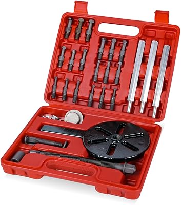 Kit d'outils de dépose de roulements à triple mâchoire avec six tailles différentes
