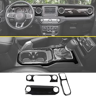 2018-2023 jeep jl 4xe accessoires de tableau de bord couverture décorative en fibre