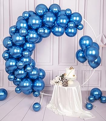 Ballons à hélium en latex métallisé scintillant - 50 pièces - 12 pouces
