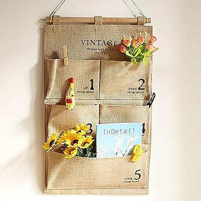 Poches de rangement pour magazines thmins over door, organisateur de sacs de rangement