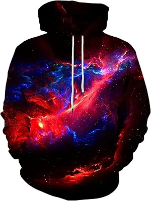 Sweat à capuche unisexe au design 3d innovant avec poches pour hommes