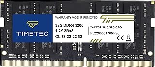 Time tech 32 go ddr4 3200 mhz pc4-25600 ram sans cache