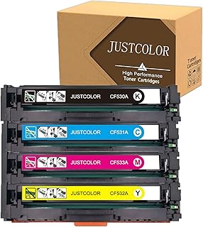 Cartouche de toner de remplacement compatible justcolor pour hp 205a cf530a cf531a
