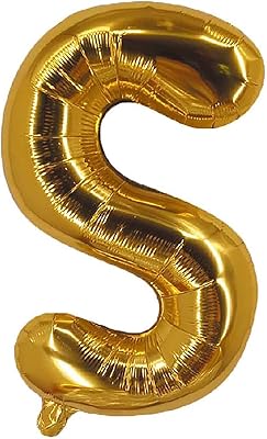 Ballon en aluminium party time avec motif lettre, taille 16 pouces, taille s