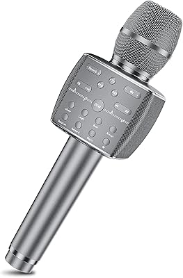 Système de microphone de karaoké dynamique sans fil bluetooth gincor machine chantante portable