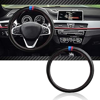 Couvre volant m sport en fibre de carbone pour bmw série