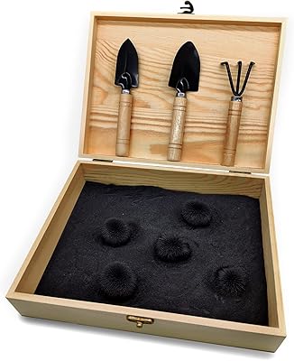 Jouet de jardin de sable magnétique zen de la vie quotidienne avec inserts