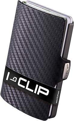 I-clip ® pure wallet (disponible en 7 styles différents), cuivre noir carbone, petit, simplifié. Diaytar : Votre shopping, nos meilleurs prix