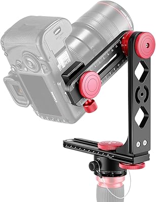 Neware tête de cardan pour appareil photo panoramique trépied en alliage d'aluminium