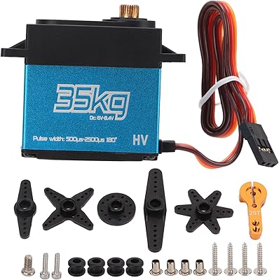 Servomoteur numérique 35kg servomoteur sans noyau en métal couple élevé voiture rc étanche