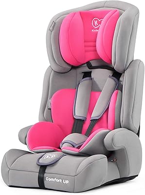 Siège auto rehausseur kindercraft comfort up, harnais 5 points avec appui-tête réglable, 1-2-3