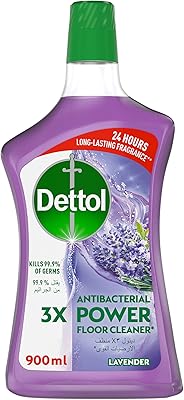 Nettoyant antibactérien pour sols dettol power, parfum lavande, 900 ml