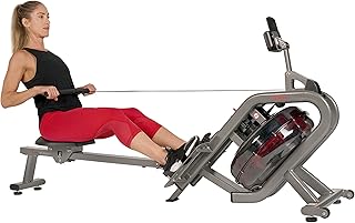 Rameur à eau phantom hydro sunny health & fitness pour adultes, unisexe sf-rw5910