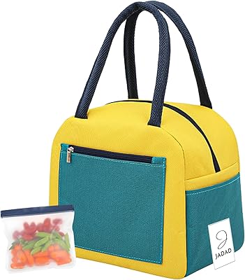 Sac à lunch isolé jadad pour hommes et femmes boîte réutilisable avec plusieurs