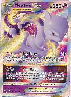 Carte mewtwo ultra rare en star 031/078 - pokemon go