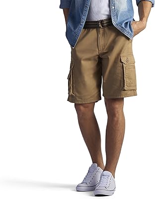 New lee short cargo avec ceinture wyoming duangree pour hommes, taille unique