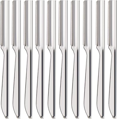 Making tech 10pcs rasoirs à sourcils pour femmes, rasoir pour le visage, tondeuse