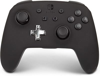 Manette sans fil améliorée power-a pour nintendo switch - noir, manette de jeu